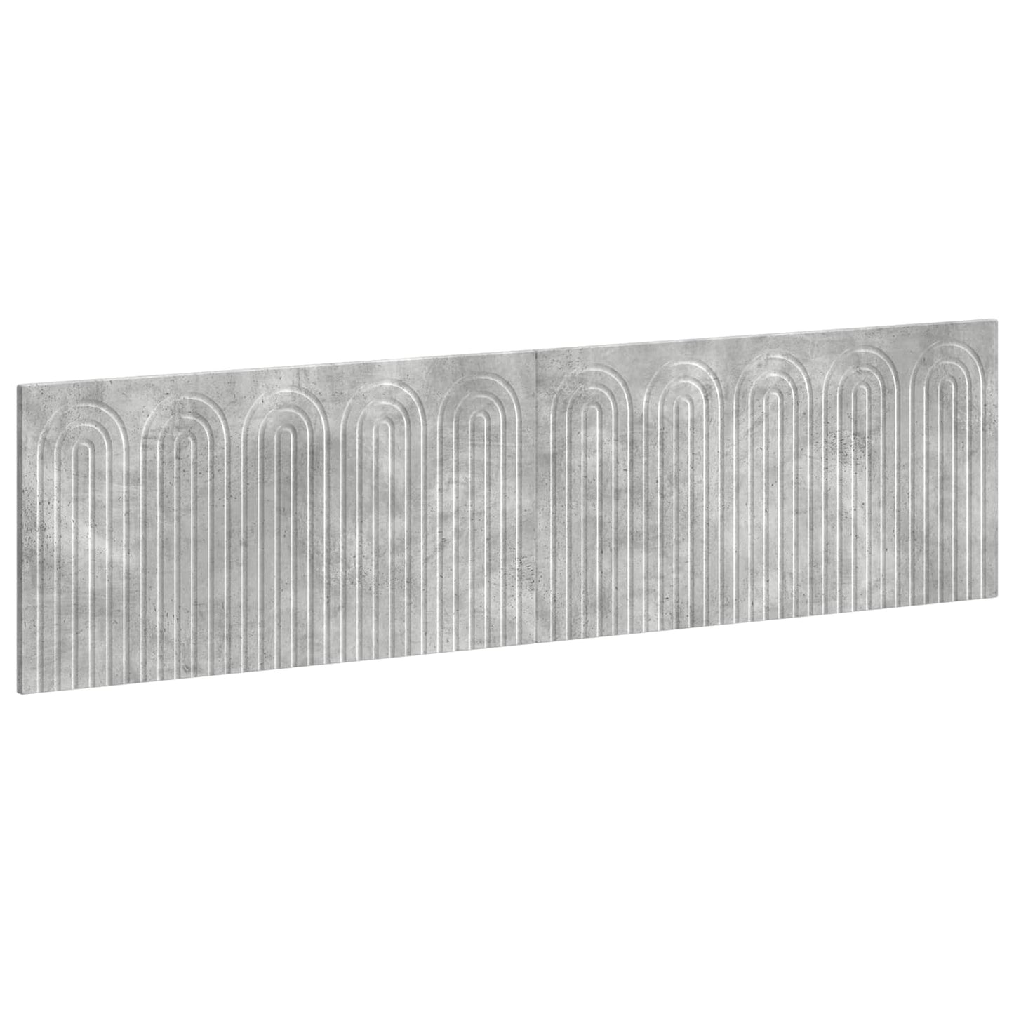 vidaXL Wall-Mounted Headboard ALKMAAR Concrete Grey Engineered Wood