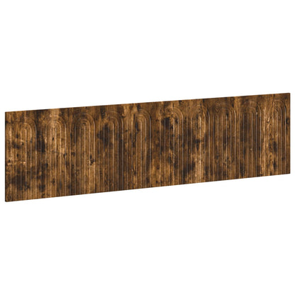 vidaXL Wall-Mounted Headboard ALKMAAR Smoked Oak Engineered Wood
