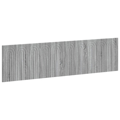 vidaXL Wall-Mounted Headboard ALKMAAR Grey Sonoma Engineered Wood
