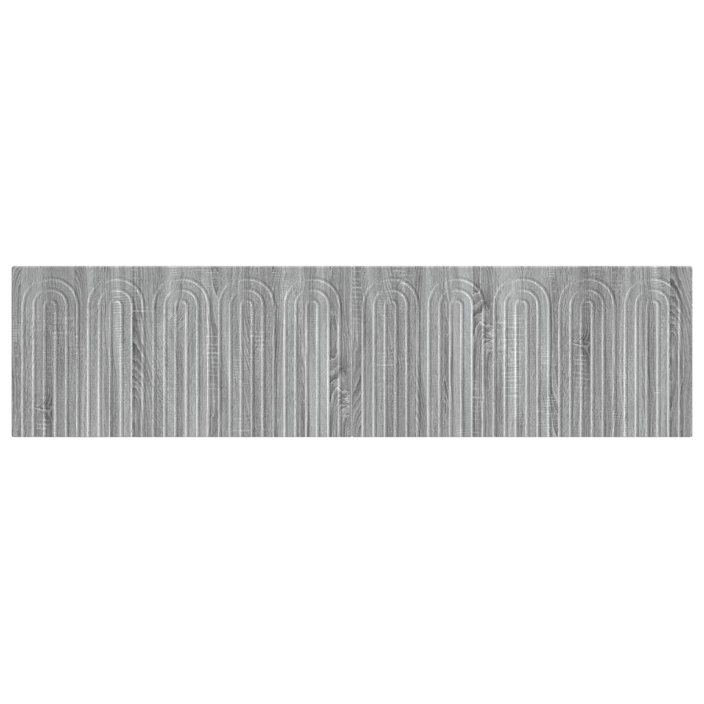 vidaXL Wall-Mounted Headboard ALKMAAR Grey Sonoma Engineered Wood