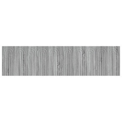 vidaXL Wall-Mounted Headboard ALKMAAR Grey Sonoma Engineered Wood
