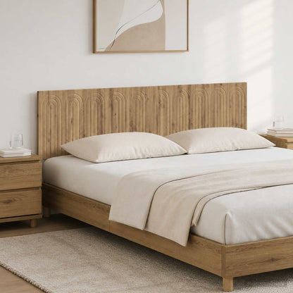 vidaXL Wall-Mounted Headboard ALKMAAR Artisan Oak Engineered Wood