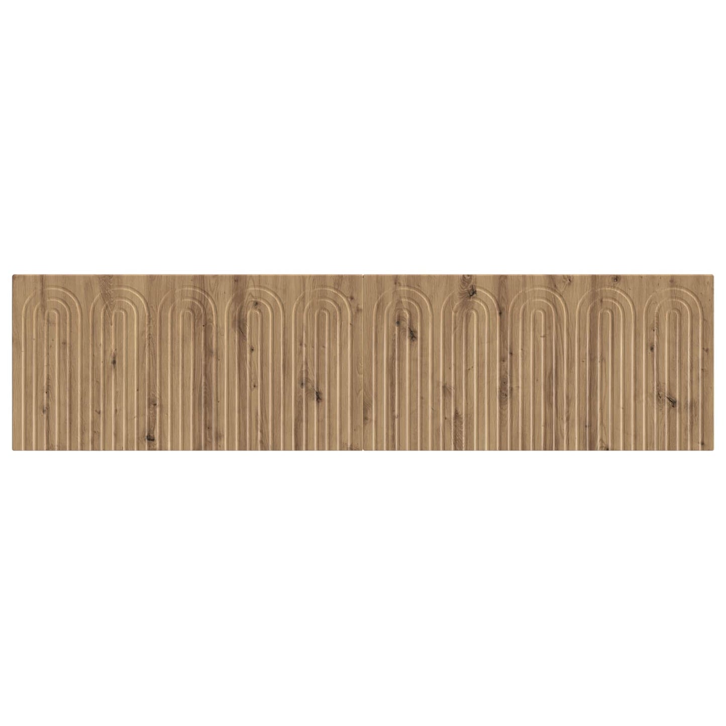 vidaXL Wall-Mounted Headboard ALKMAAR Artisan Oak Engineered Wood