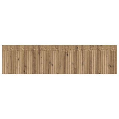 vidaXL Wall-Mounted Headboard ALKMAAR Artisan Oak Engineered Wood