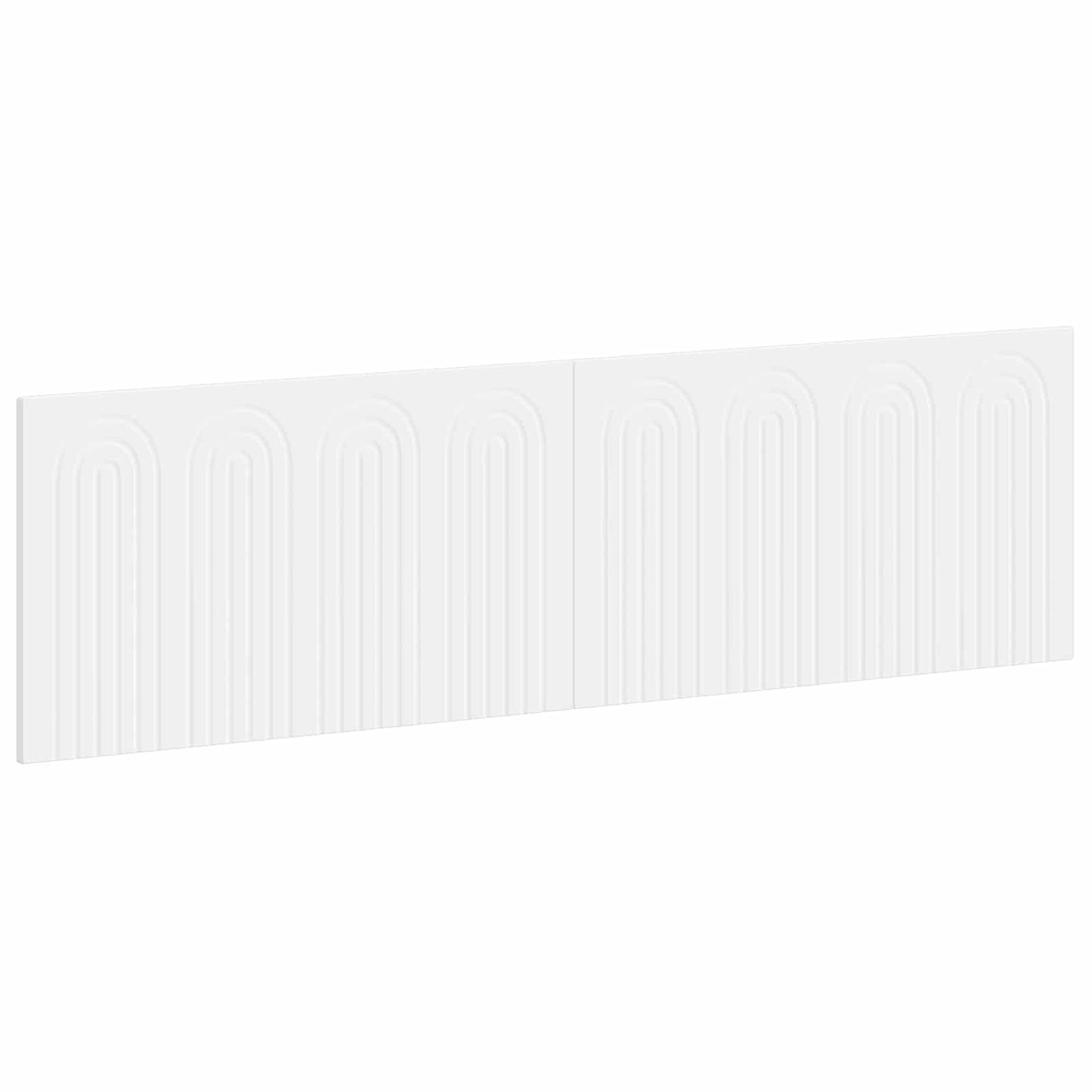 vidaXL Wall-Mounted Headboard ALKMAAR White Engineered Wood