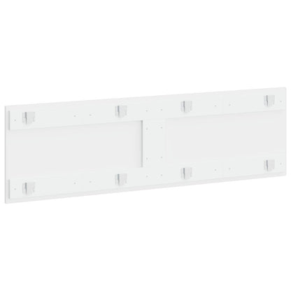 vidaXL Wall-Mounted Headboard ALKMAAR White Engineered Wood