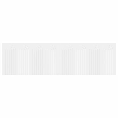 vidaXL Wall-Mounted Headboard ALKMAAR White Engineered Wood