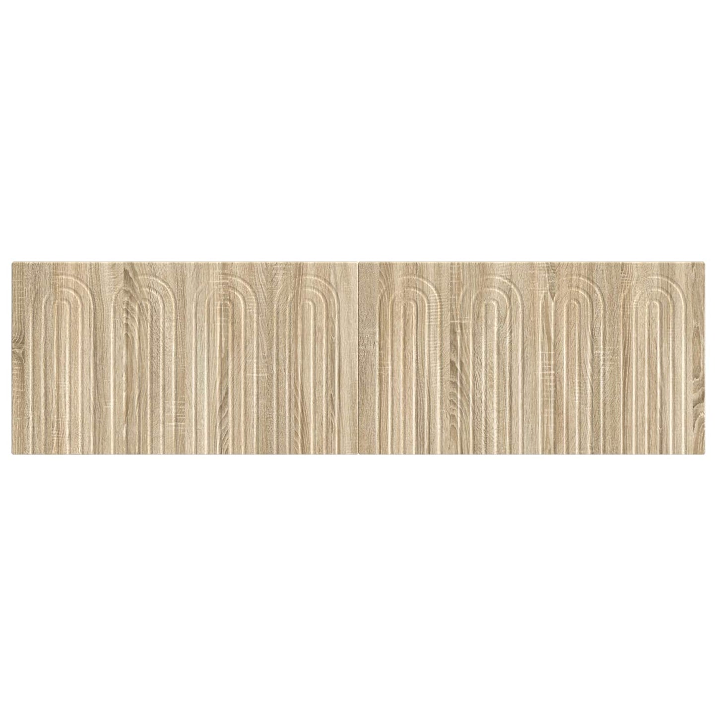 vidaXL Wall-Mounted Headboard ALKMAAR Sonoma Oak Engineered Wood