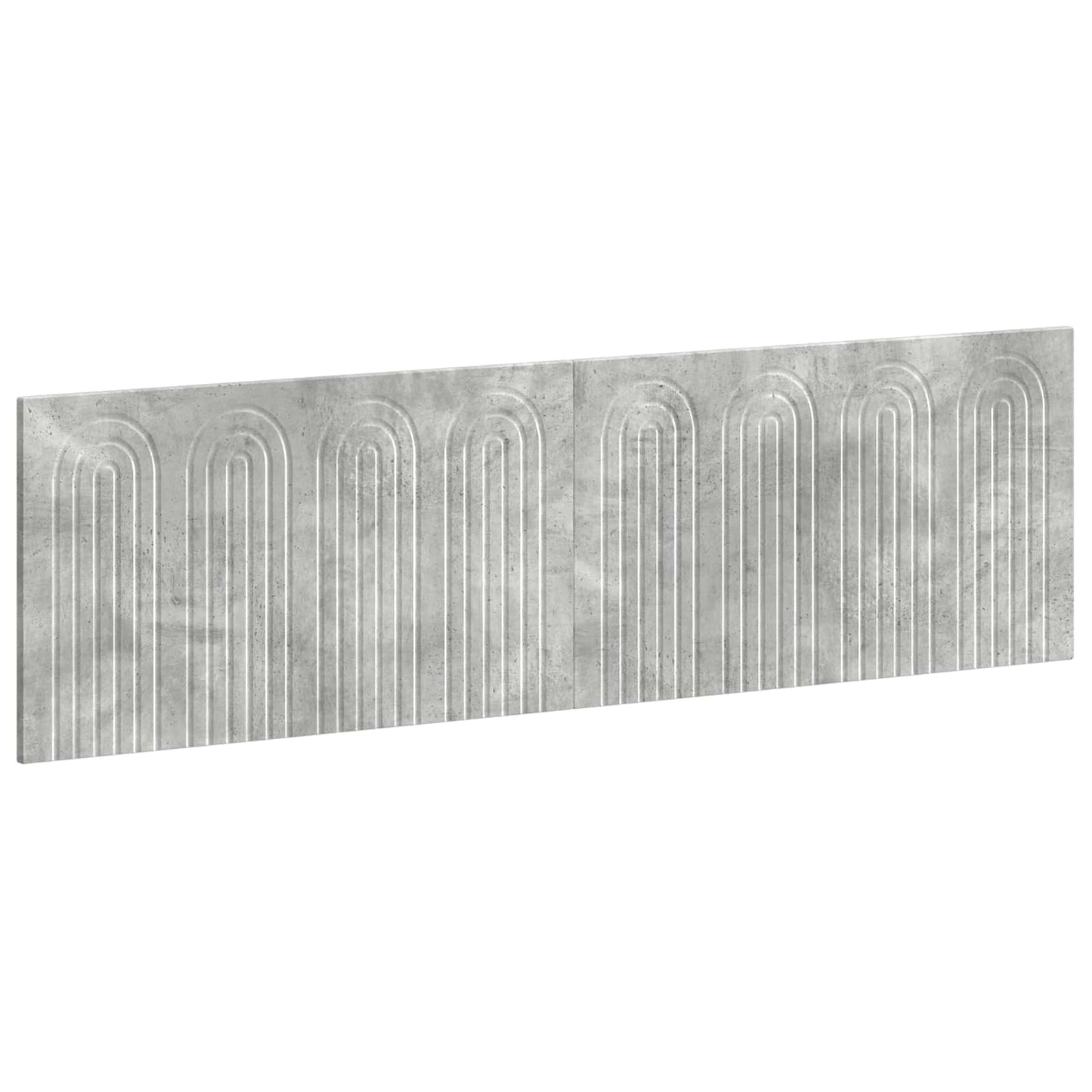 vidaXL Wall-Mounted Headboard ALKMAAR Concrete Grey Engineered Wood
