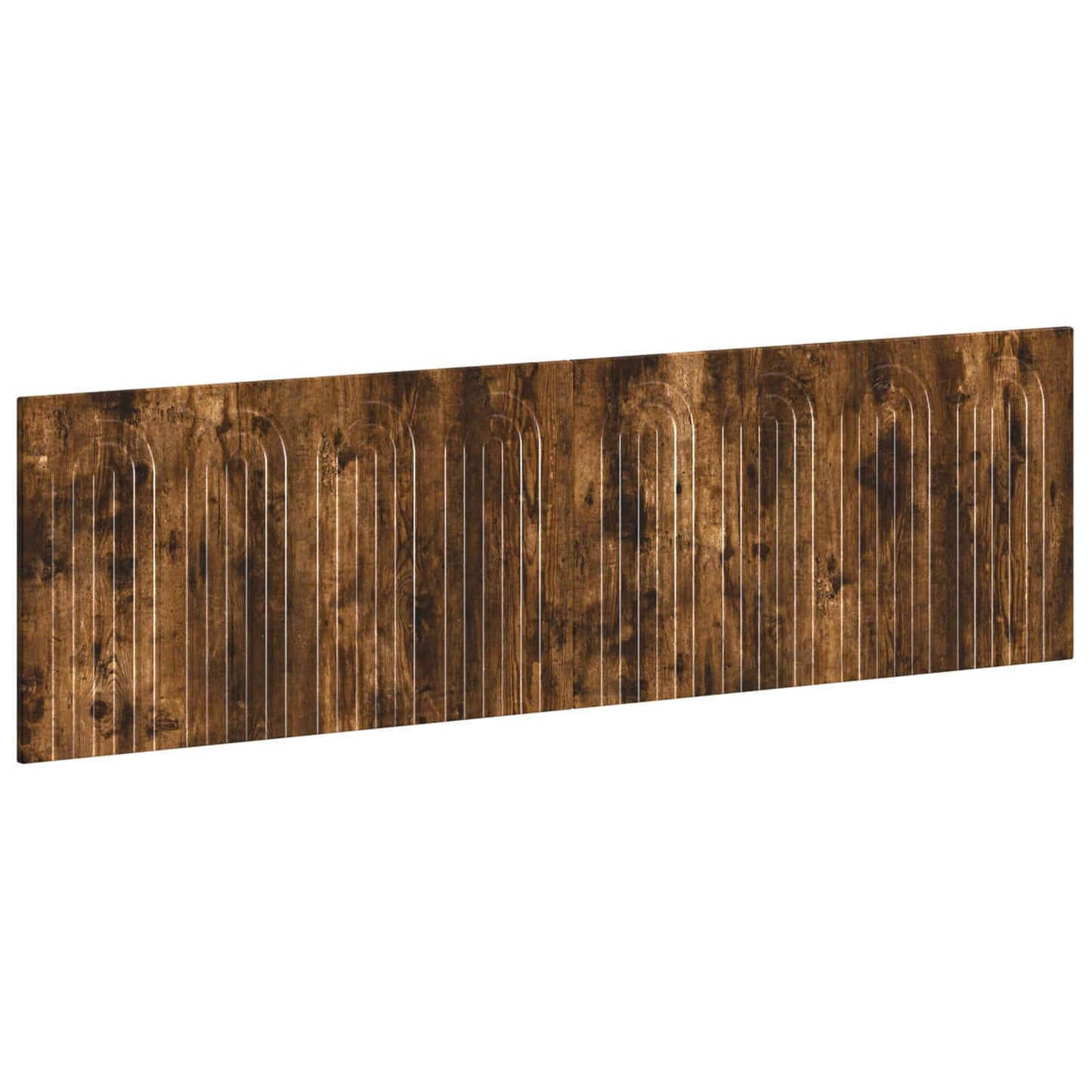 vidaXL Wall-Mounted Headboard ALKMAAR Smoked Oak Engineered Wood