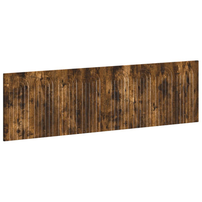 vidaXL Wall-Mounted Headboard ALKMAAR Smoked Oak Engineered Wood