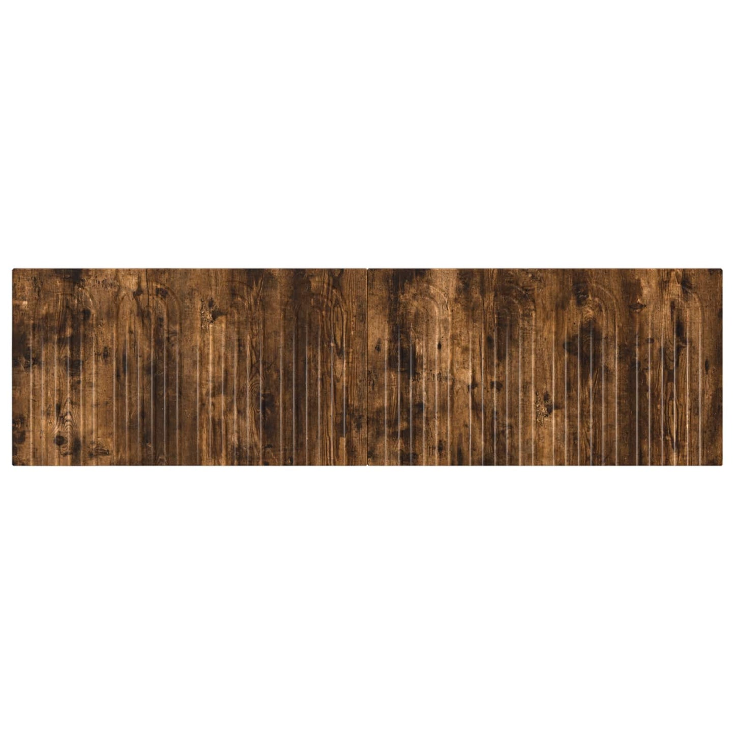 vidaXL Wall-Mounted Headboard ALKMAAR Smoked Oak Engineered Wood