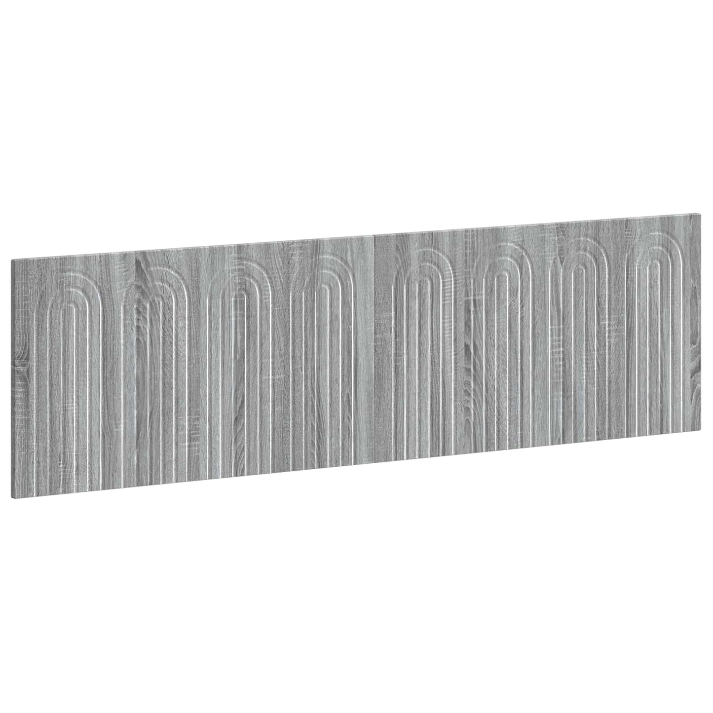vidaXL Wall-Mounted Headboard ALKMAAR Grey Sonoma Engineered Wood
