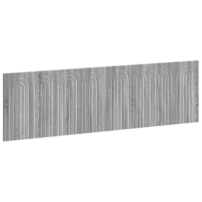 vidaXL Wall-Mounted Headboard ALKMAAR Grey Sonoma Engineered Wood