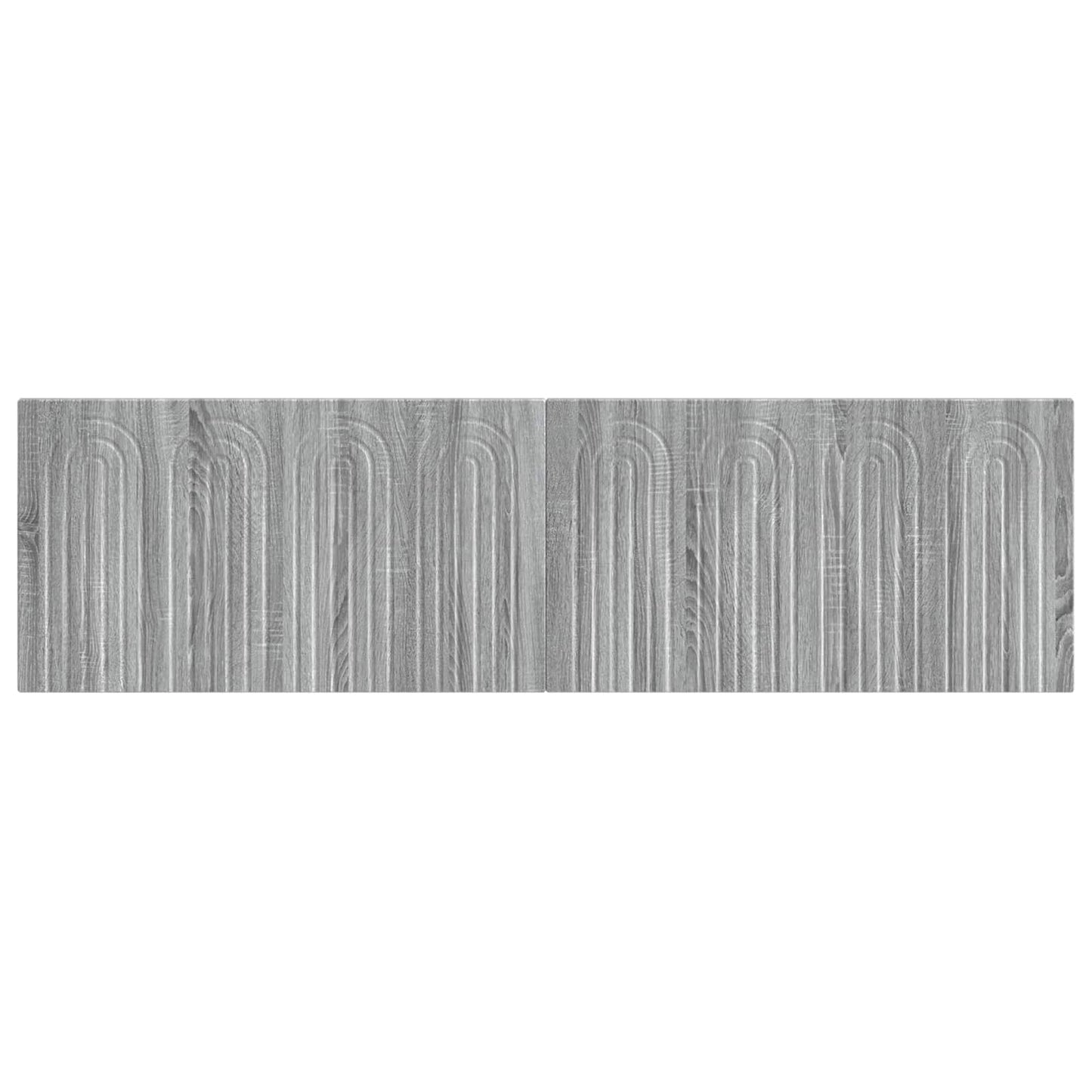 vidaXL Wall-Mounted Headboard ALKMAAR Grey Sonoma Engineered Wood