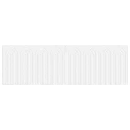 vidaXL Wall-Mounted Headboard ALKMAAR White Engineered Wood