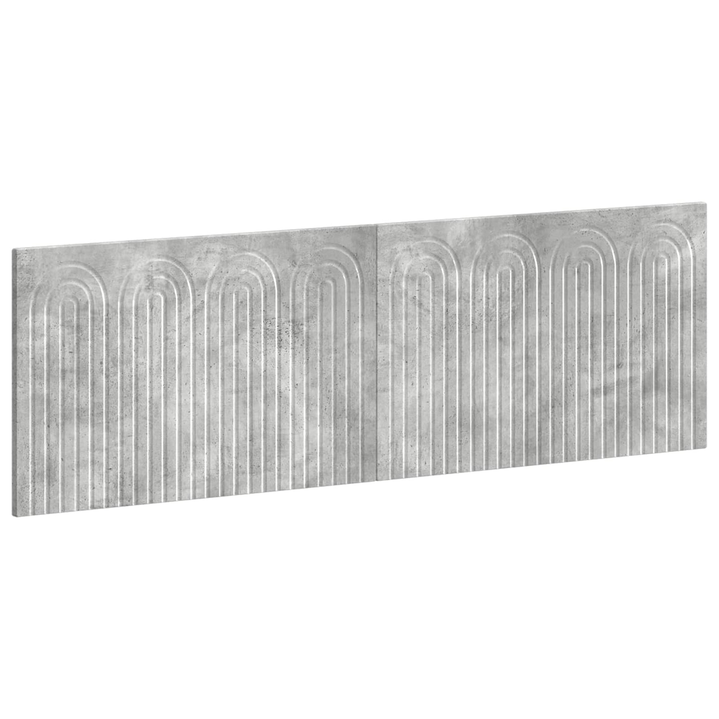 vidaXL Wall-Mounted Headboard ALKMAAR Concrete Grey Engineered Wood