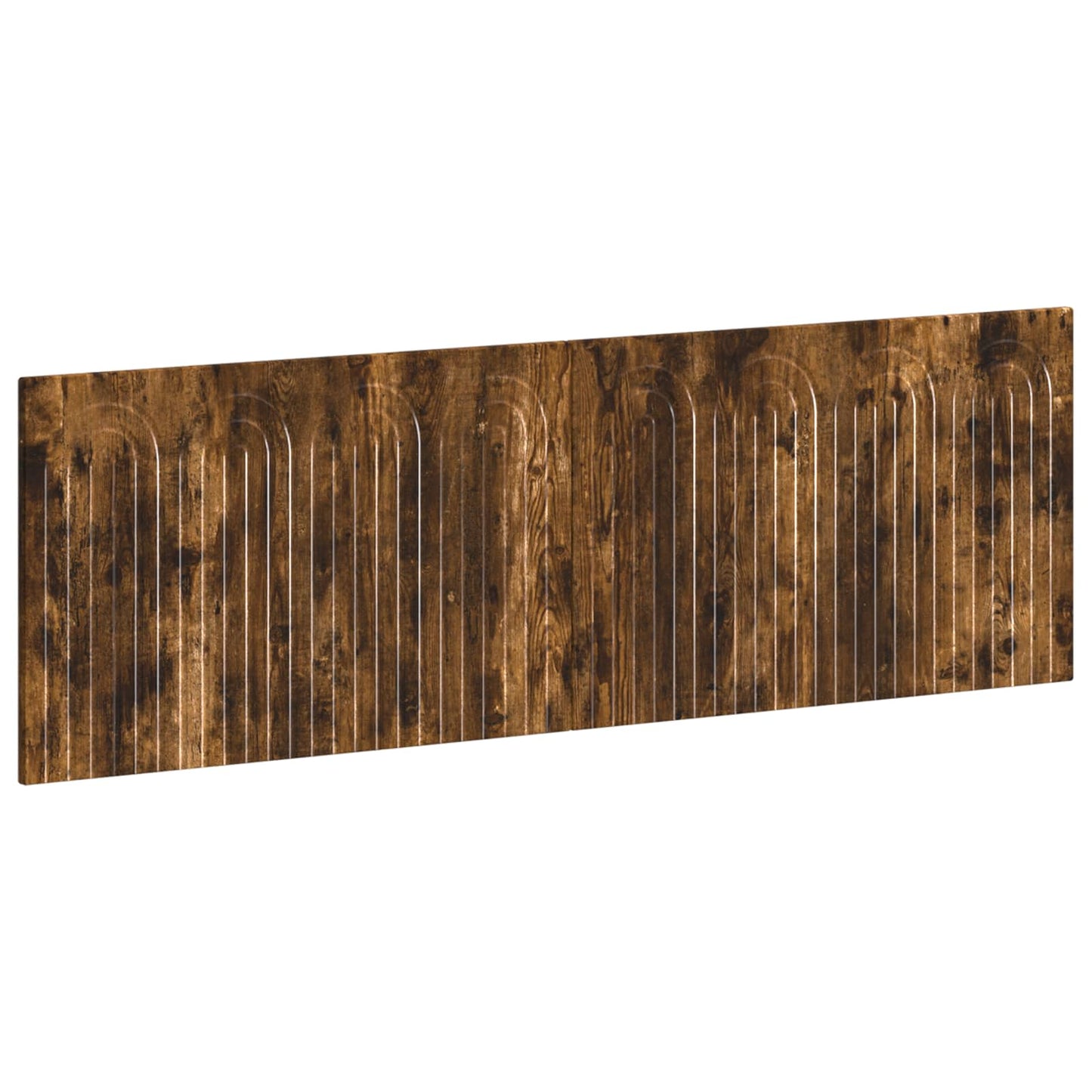 vidaXL Wall-Mounted Headboard ALKMAAR Smoked Oak Engineered Wood