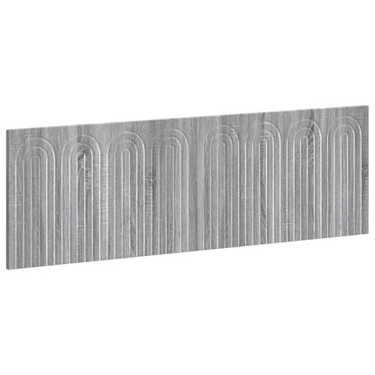 vidaXL Wall-Mounted Headboard ALKMAAR Grey Sonoma Engineered Wood