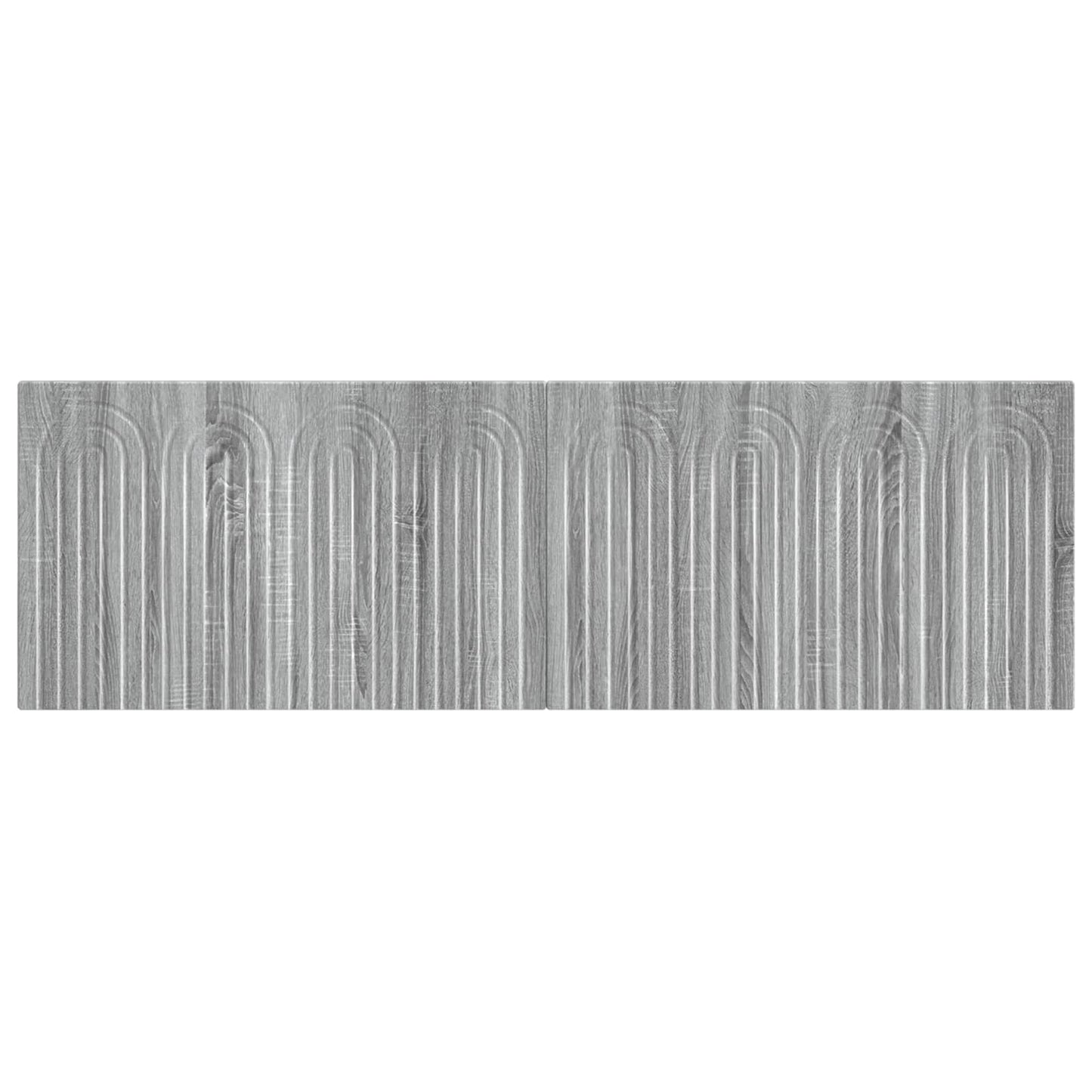 vidaXL Wall-Mounted Headboard ALKMAAR Grey Sonoma Engineered Wood
