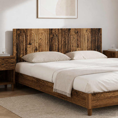 vidaXL Wall-Mounted Headboard ALKMAAR Old Wood Engineered Wood