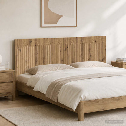 vidaXL Wall-Mounted Headboard ALKMAAR Artisan Oak Engineered Wood