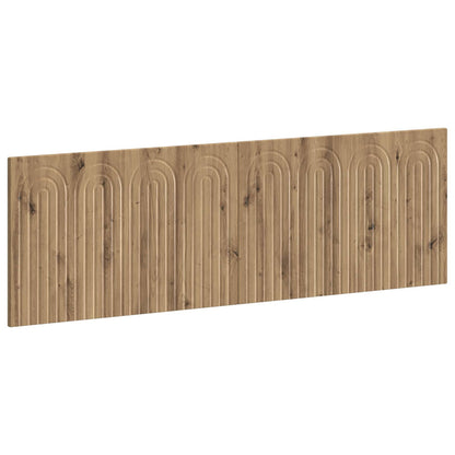 vidaXL Wall-Mounted Headboard ALKMAAR Artisan Oak Engineered Wood
