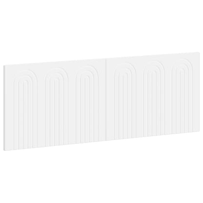 vidaXL Wall-Mounted Headboard ALKMAAR White Engineered Wood