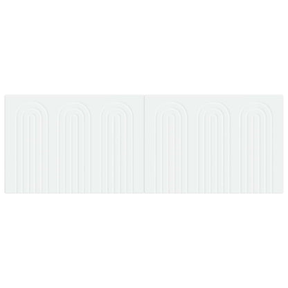 vidaXL Wall-Mounted Headboard ALKMAAR White Engineered Wood