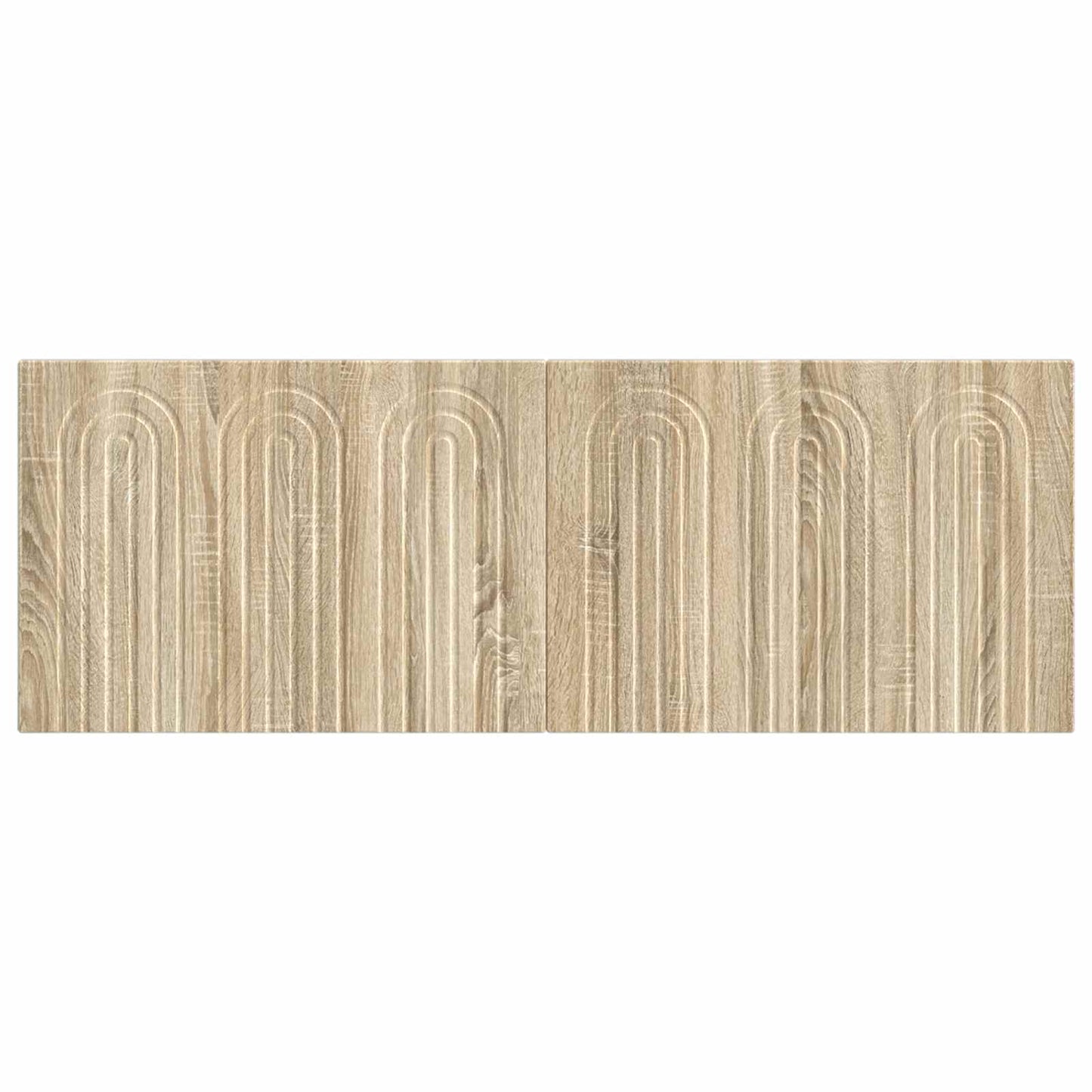vidaXL Wall-Mounted Headboard ALKMAAR Sonoma Oak Engineered Wood