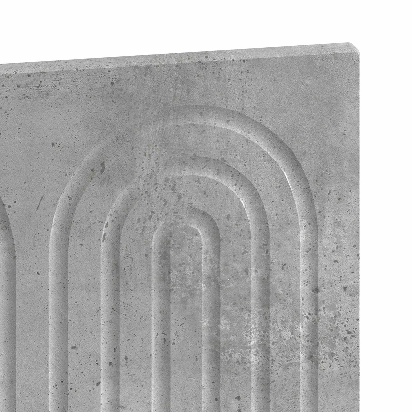 vidaXL Wall-Mounted Headboard ALKMAAR Concrete Grey Engineered Wood