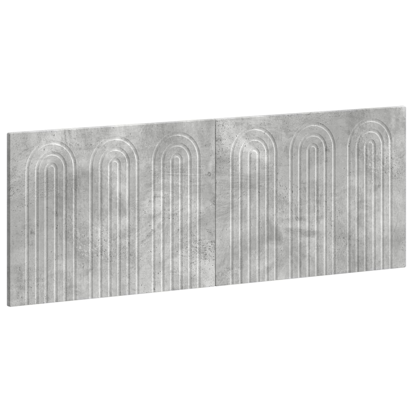 vidaXL Wall-Mounted Headboard ALKMAAR Concrete Grey Engineered Wood