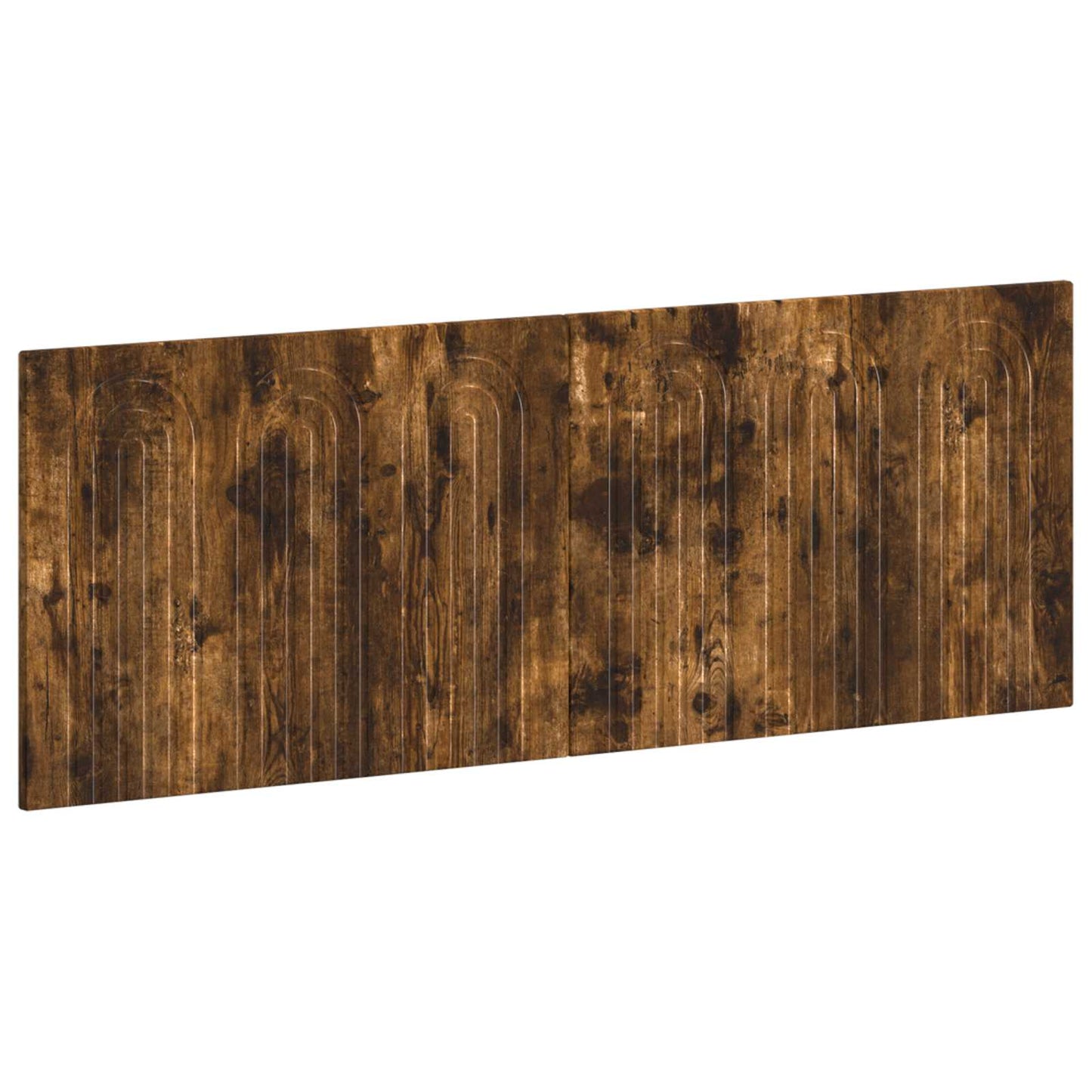 vidaXL Wall-Mounted Headboard ALKMAAR Smoked Oak Engineered Wood