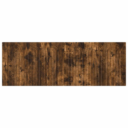vidaXL Wall-Mounted Headboard ALKMAAR Smoked Oak Engineered Wood