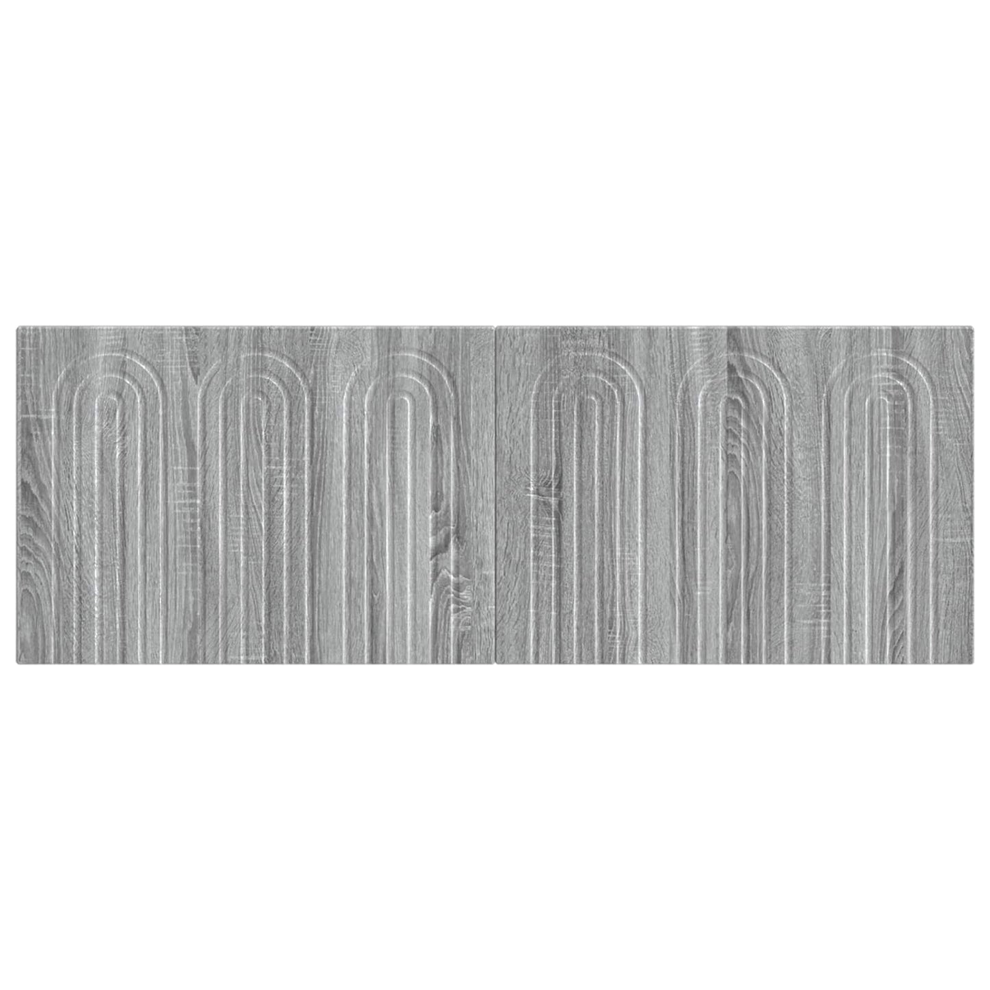 vidaXL Wall-Mounted Headboard ALKMAAR Grey Sonoma Engineered Wood