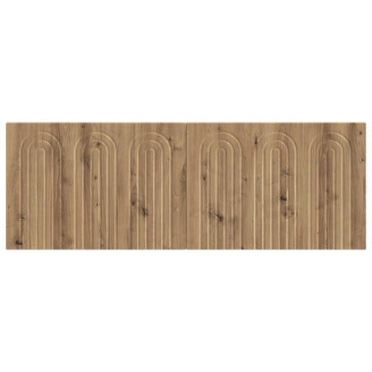vidaXL Wall-Mounted Headboard ALKMAAR Artisan Oak Engineered Wood