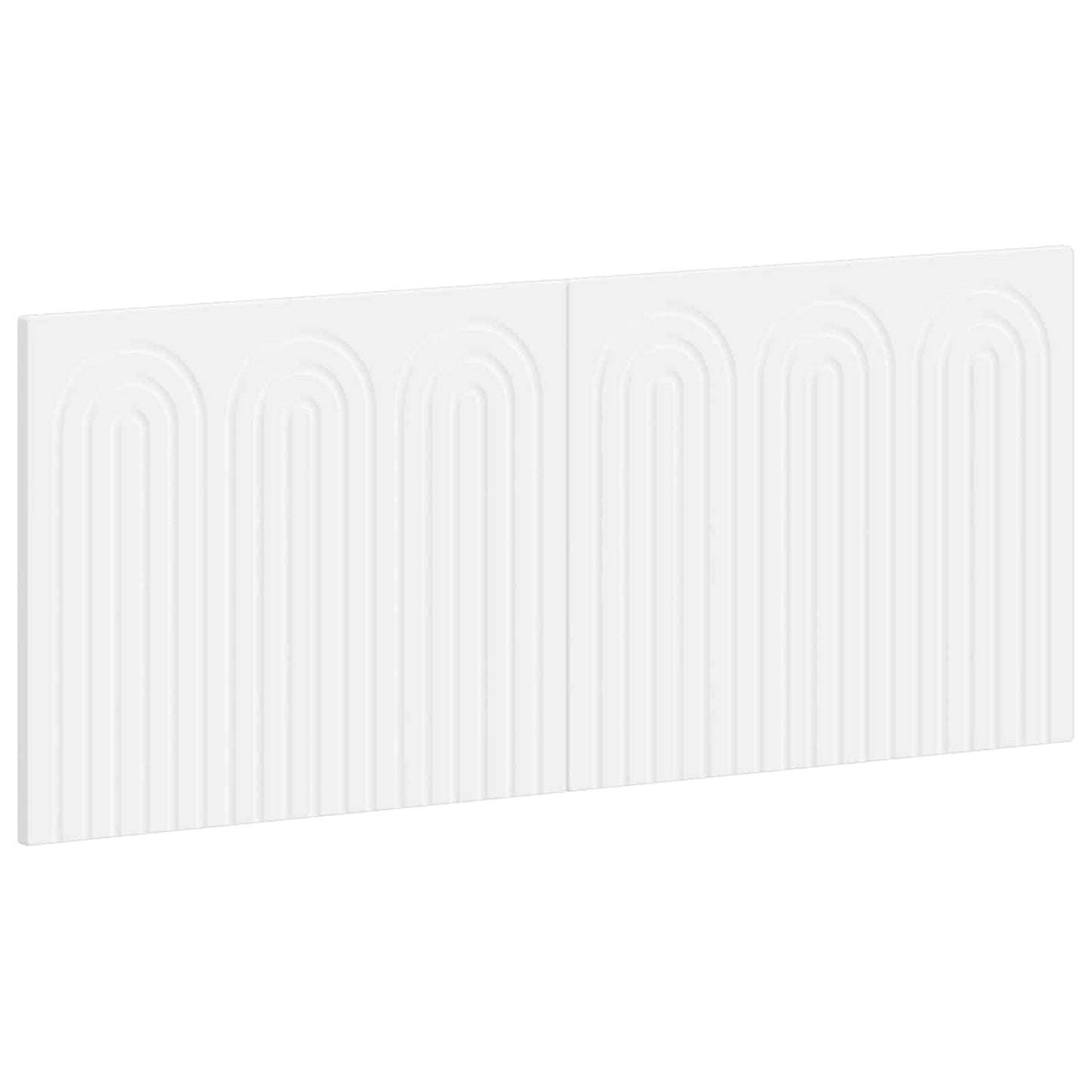 vidaXL Wall-Mounted Headboard ALKMAAR White Engineered Wood