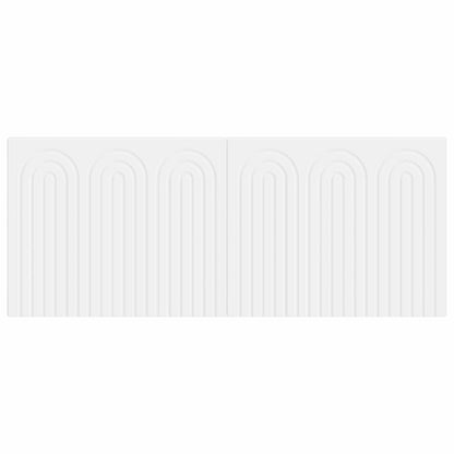 vidaXL Wall-Mounted Headboard ALKMAAR White Engineered Wood