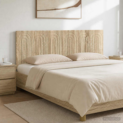 vidaXL Wall-Mounted Headboard ALKMAAR Sonoma Oak Engineered Wood