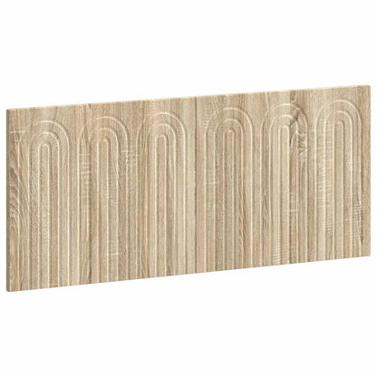 vidaXL Wall-Mounted Headboard ALKMAAR Sonoma Oak Engineered Wood