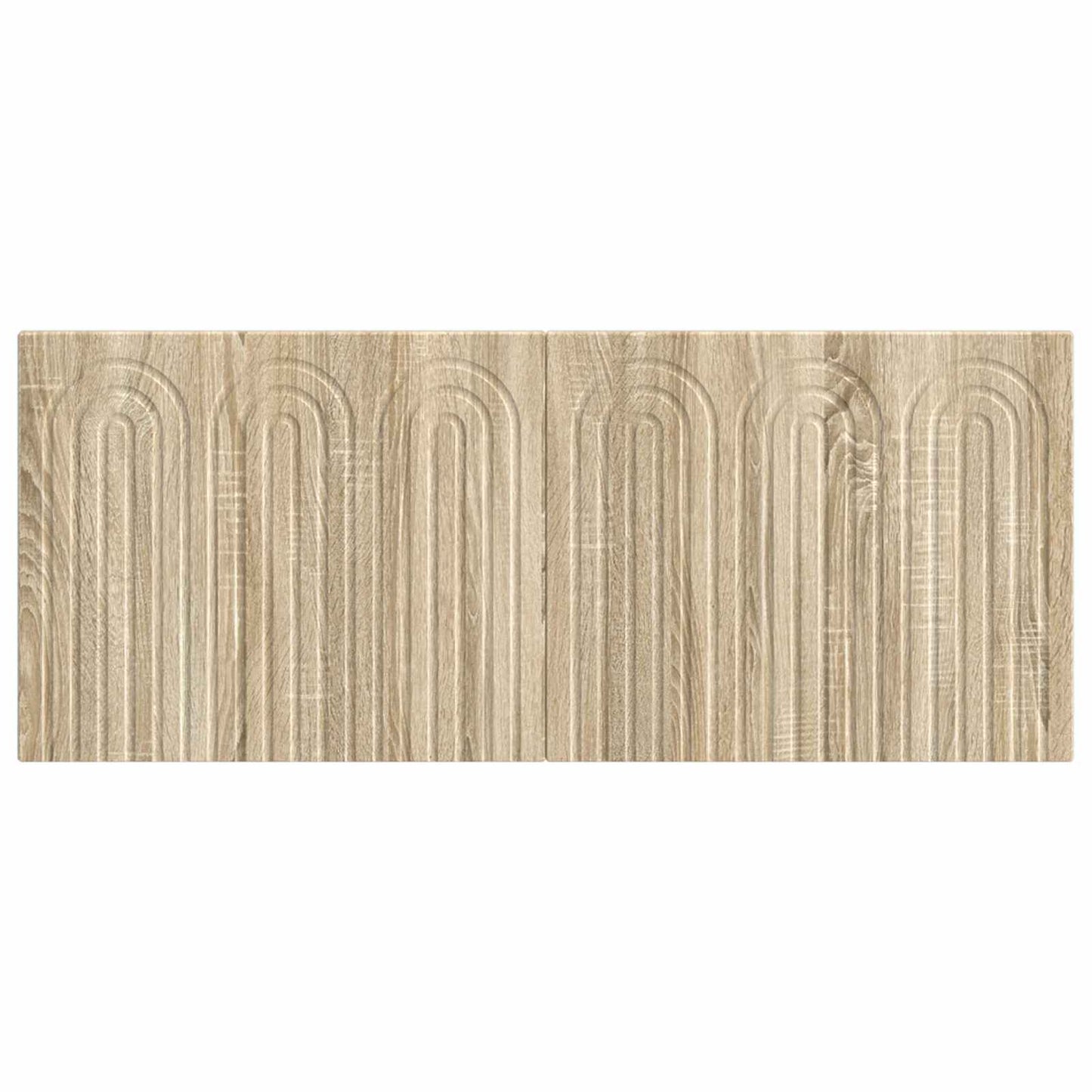vidaXL Wall-Mounted Headboard ALKMAAR Sonoma Oak Engineered Wood