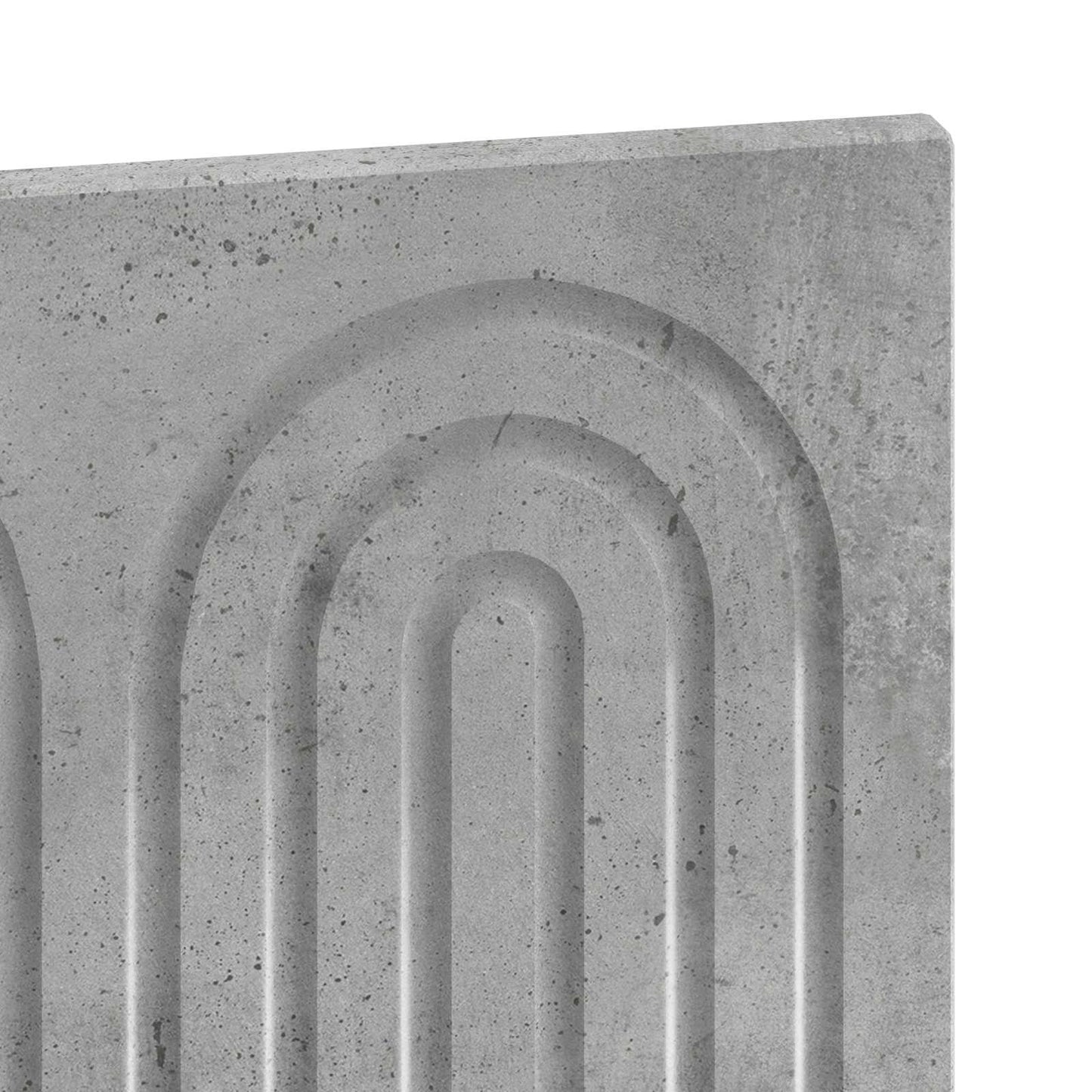 vidaXL Wall-Mounted Headboard ALKMAAR Concrete Grey Engineered Wood