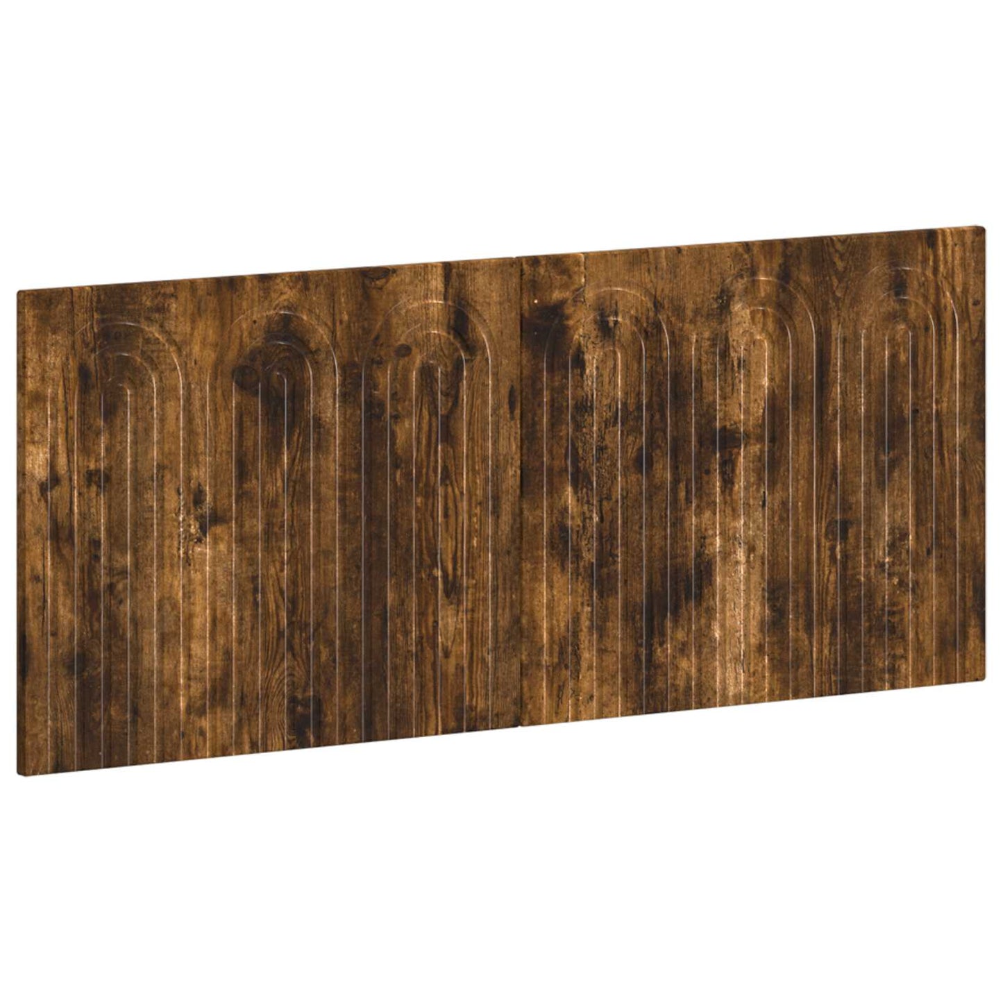 vidaXL Wall-Mounted Headboard ALKMAAR Smoked Oak Engineered Wood