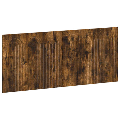 vidaXL Wall-Mounted Headboard ALKMAAR Smoked Oak Engineered Wood