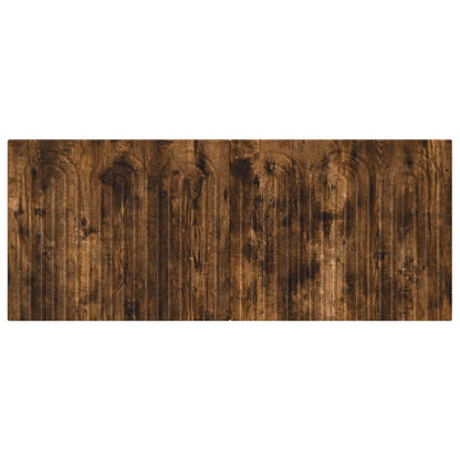 vidaXL Wall-Mounted Headboard ALKMAAR Smoked Oak Engineered Wood