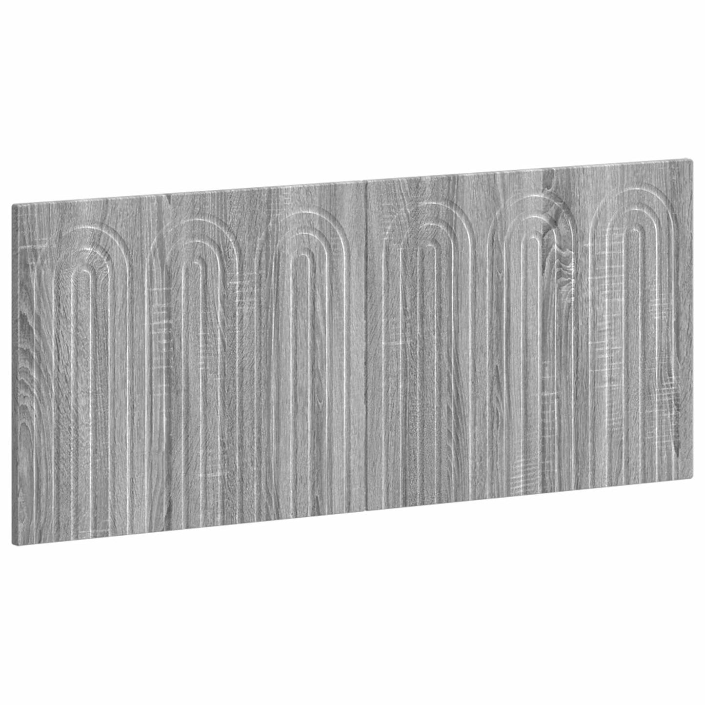 vidaXL Wall-Mounted Headboard ALKMAAR Grey Sonoma Engineered Wood