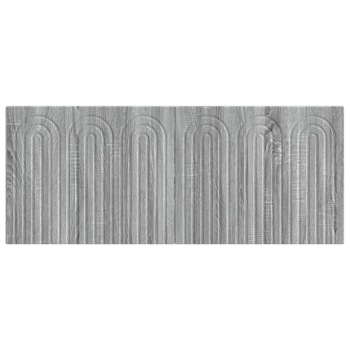 vidaXL Wall-Mounted Headboard ALKMAAR Grey Sonoma Engineered Wood