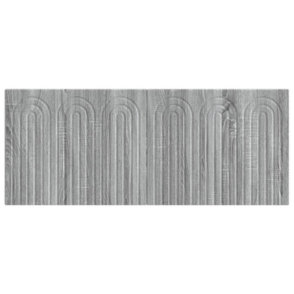 vidaXL Wall-Mounted Headboard ALKMAAR Grey Sonoma Engineered Wood