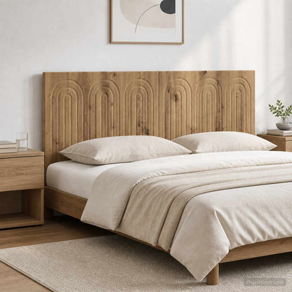 vidaXL Wall-Mounted Headboard ALKMAAR Artisan Oak Engineered Wood