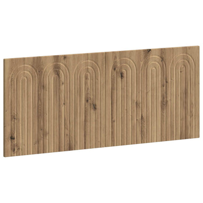 vidaXL Wall-Mounted Headboard ALKMAAR Artisan Oak Engineered Wood
